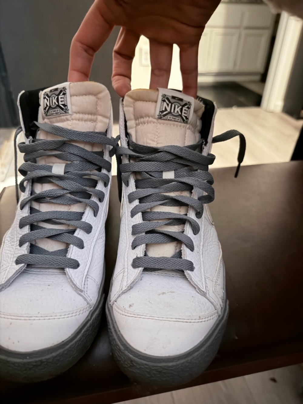Nike Blazer Low White and Black Classic Sneakers
